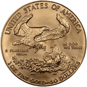 Złota moneta American Gold Eagle 1 oz 1990 – awers i rewers Złote monety Kraków Liberty MCMXC 1oz 50 dollars KupSZTABKI Starowiślna Kraków złoto