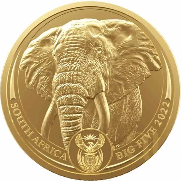 Złoty Słoń Big Five 1 oz złota