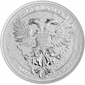 Srebrna moneta Linden Leaf 2022 – Germania Mint – 1 oz Ag 9999 – liść lipy z serii Mythical Forest