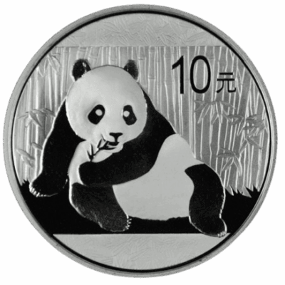Srebrna moneta Chińska Panda 2015 – rewers z pandą wśród bambusów, awers ze Świątynią Nieba w Pekinie. Chińska Panda 2015 Kraków KupSZTABKI Srebrna moneta Starowiślna