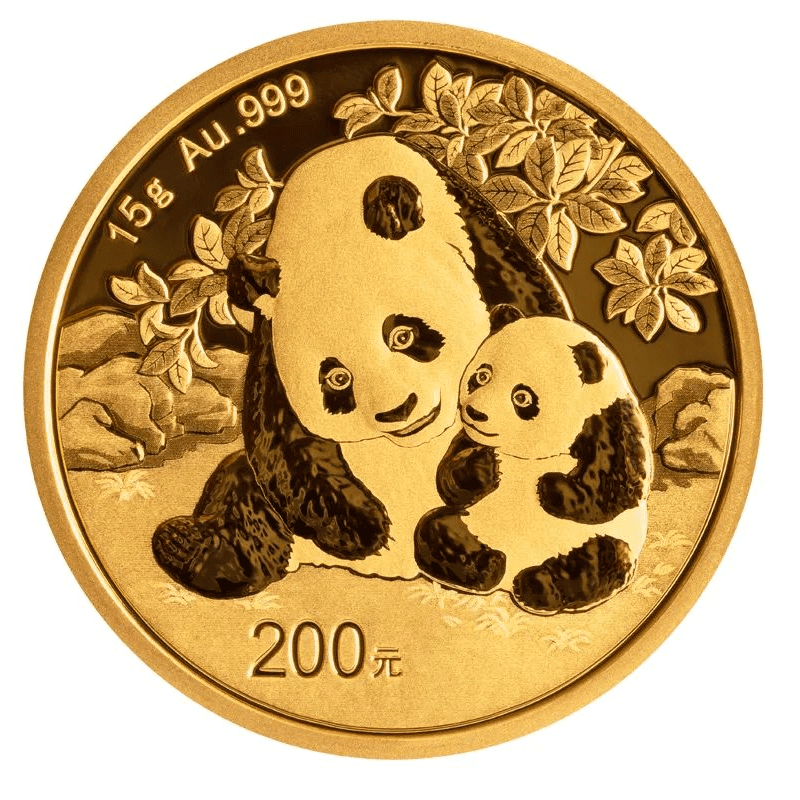 Złota moneta pół uncji Kraków KupSZTABKI china-2024-panda-au999-15-g-bu