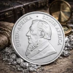 Krugerrand 1 oz srebrna moneta Ag 999 – awers Paul Kruger