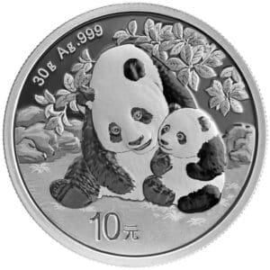 Srebrna moneta Chińska Panda 30 g