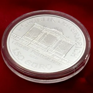 Rewers monety Wiedeński Filharmonik 1 oz 2021 Filharmonia Wiedeńska 1 Unze Feinsilber