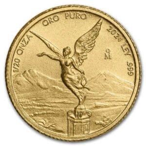Złota moneta Meksykańska Libertad 1/20 oz 2024 – KupSZTABKI.pl Kraków Starowiślna