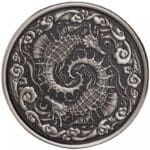 Srebrna moneta Seahorse 2024 – Samoa – 1 oz Ag 999 – koniki morskie w wykończeniu proof like antique Mennica Kraków KupSZTABKI Srebrne monety