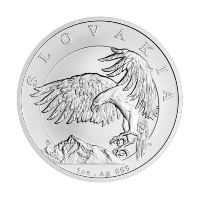 Srebrna moneta Mennica Kraków KupSZTABKI Starowiślna Niue 2024 - Slovakia Eagle Ag 999 Mennica Kraków KupSZTABKI Starowiślna Srebrna moneta Slovakia Eagle 2024 – Niue – 1 oz Ag 999 – orzeł słowacki i król Karol III