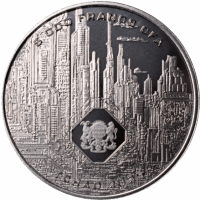 Srebrna moneta Tchad 2025 AI Coin 1 oz Ag999.9 Pressburg Mint KupSZTABKI.pl Kraków Starowiślna