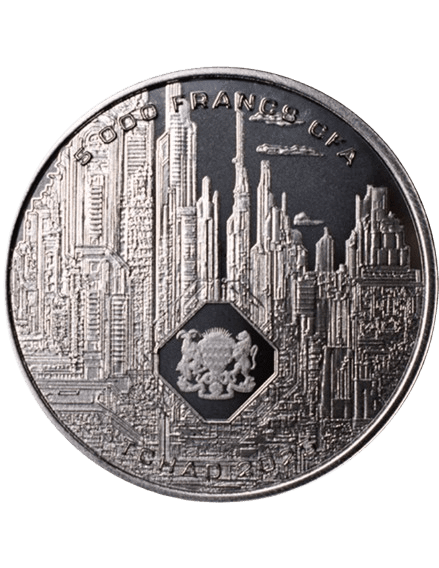 Srebrna moneta Tchad 2025 AI Coin 1 oz Ag999.9 Pressburg Mint KupSZTABKI.pl Kraków Starowiślna