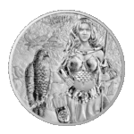 Srebrna moneta Arnhild 2025 – Germania Mint – 1 oz Ag 9999 – waleczna walkiria z nordyckiej sagi