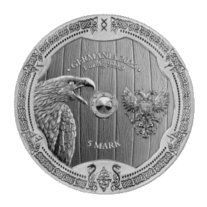 Srebrna moneta Arnhild 2025 – Germania Mint – 1 oz Ag 9999 – waleczna walkiria z nordyckiej sagi