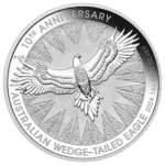 srebrna moneta silver coin Kraków KupSZTABKI australian wedge-tailed eagle 2024 Król Karol Charles III Australia `