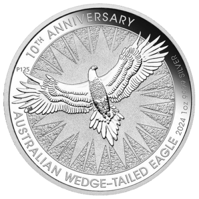 srebrna moneta silver coin Kraków KupSZTABKI australian wedge-tailed eagle 2024 Król Karol Charles III Australia `
