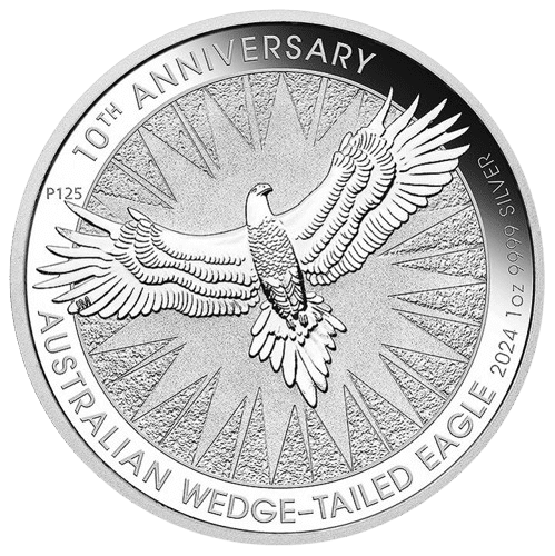 srebrna moneta silver coin Kraków KupSZTABKI australian wedge-tailed eagle 2024 Król Karol Charles III Australia `