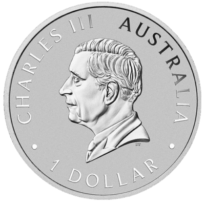 srebrna moneta silver coin Kraków KupSZTABKI australian wedge-tailed eagle 2024 Król Karol Charles III Australia `