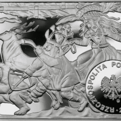 Srebrna moneta Zofia Stryjeńska 20 zł 2011 – awers i rewers, moneta kolekcjonerska NBP