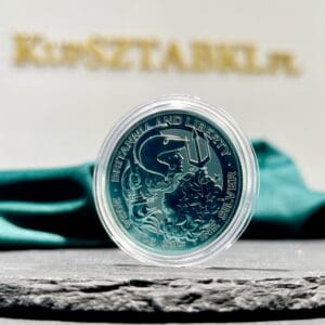 Awers money Britannia i Liberty 2024 – wizerunek Króla Karola III