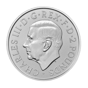 Awers money Britannia i Liberty 2024 – wizerunek Króla Karola III
