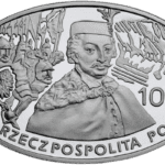 Srebrna moneta Wielkie Bitwy – Kłuszyn 1610 10 zł 2010 – awers i rewers, moneta kolekcjonerska NBP