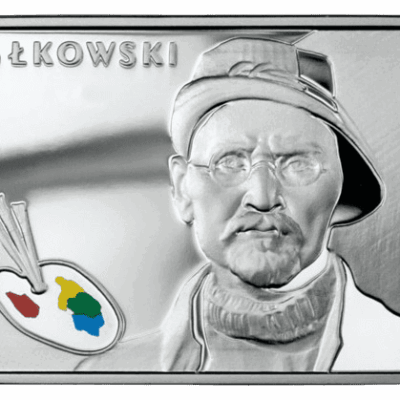 Srebrna moneta Leon Wyczółkowski 20 zł 2007 – awers i rewers, moneta kolekcjonerska NBP Srebrne monety Kraków Leon Wyczółkowski 20zł 2007 Kraków Starowiśna KupSZTABKI