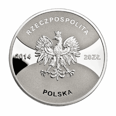 Srebrna moneta Patrioci Obywatele 20 zł 2014 – awers i rewers, moneta kolekcjonerska NBP Srebrne monety Kraków Polska patrioci obywatele 1944 20zł rzeczpospolita polska