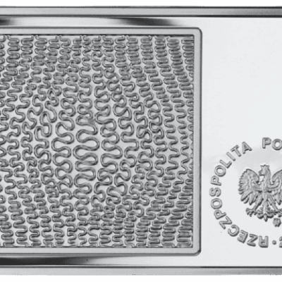 Srebrna moneta Władysław Strzemiński 20 zł 2009 – awers i rewers, moneta kolekcjonerska NBP. Srebrne monety Kraków Władysław Strzemiński 2009 20zł rzeczpospolita polska Kraków Starowiślna KupSZTABKI