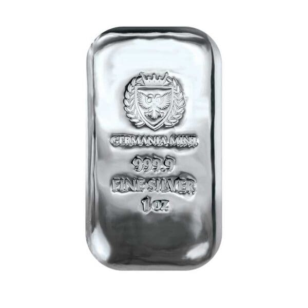 Sztabka srebra 1 oz Germania Mint Ag 9999 Sztabka srebra Kraków Tanie srebro Kraków starowiślna silver bar 1oz KupSZTABKI.pl