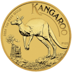 Złota moneta Kangaroo 1 uncja 2024 – awers i rewers