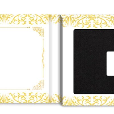 Opakowanie na sztabkę Blister okolicznościowy Pamiątka I Komunii Świętej na złotą lub srebrną sztabkę – elegancki prezent na Komunię