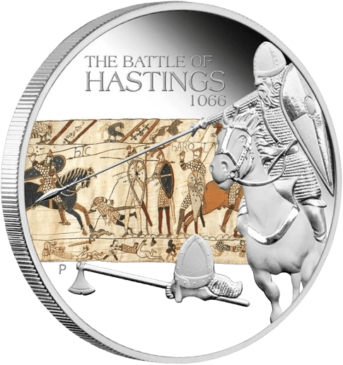 Srebrna moneta The Battle of Hastings 1066 - 1 oz - The Perth Mint Australia - Tuvalu 2009, srebro 999. Srebrna moneta Kraków Starowiślna KupSZTABKI 1oz the battles of hastings 1066 the perth mint Australia Tuvalu 2009