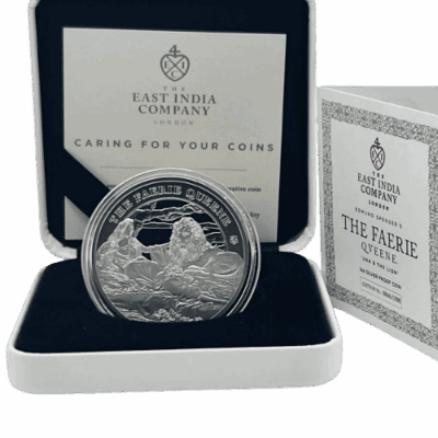 Srebrna moneta Una and The Lion 2023 St. Helena – 1 oz Ag 999 w etui kolekcjonerskim z certyfikatem