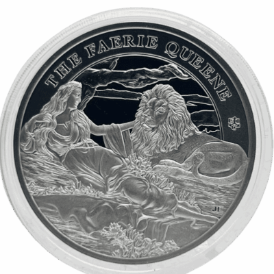 Srebrna moneta Una and The Lion 2023 St. Helena – 1 oz Ag 999 w etui kolekcjonerskim z certyfikatem