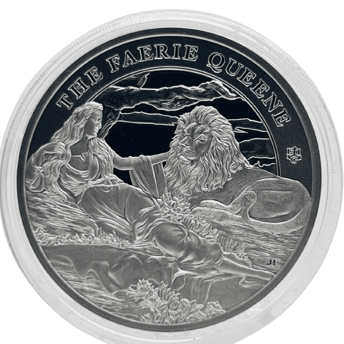 Srebrna moneta Una and The Lion 2023 St. Helena – 1 oz Ag 999 w etui kolekcjonerskim z certyfikatem