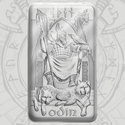 Sztabka srebra 10 oz Odin The Royal Mint x Germania Mint Ag 9999