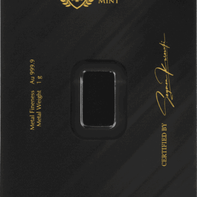 Sztabka złota 1 g Germania Mint – inwestycyjne złoto w eleganckim opakowaniu Sztabka złota 1g Kraków KupSZTABKI Starowiślna Gold Bar Tanie złoto Kraków