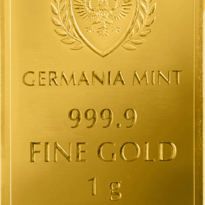 Sztabka złota 1 g Germania Mint – inwestycyjne złoto w eleganckim opakowaniu Sztabka złota 1g Kraków KupSZTABKI Starowiślna Gold Bar Tanie złoto Kraków