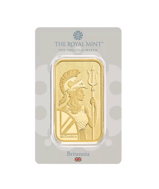 Złota sztabka 50 g The Royal Mint Britannia – KupSZTABKI.pl Kraków Starowiślna