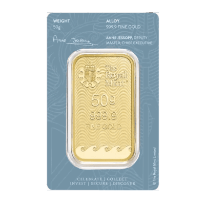 Złota sztabka 50 g The Royal Mint Britannia – KupSZTABKI.pl Kraków Starowiślna