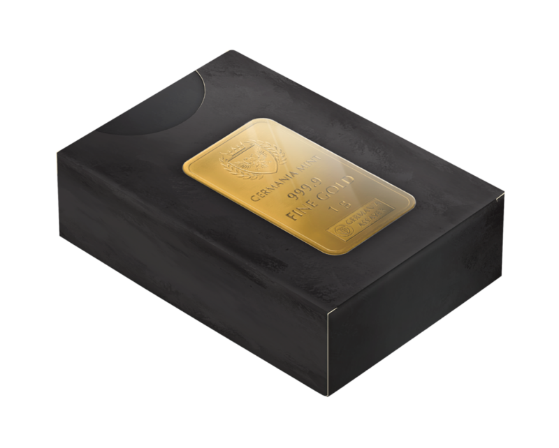 Germania Mint Gold MultiBar 100 x 1 g - sztabka złota 999.9 w plastikowym opakowaniu
