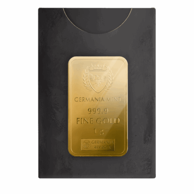 Germania Mint Gold MultiBar 100 x 1 g - sztabka złota 999.9 w plastikowym opakowaniu