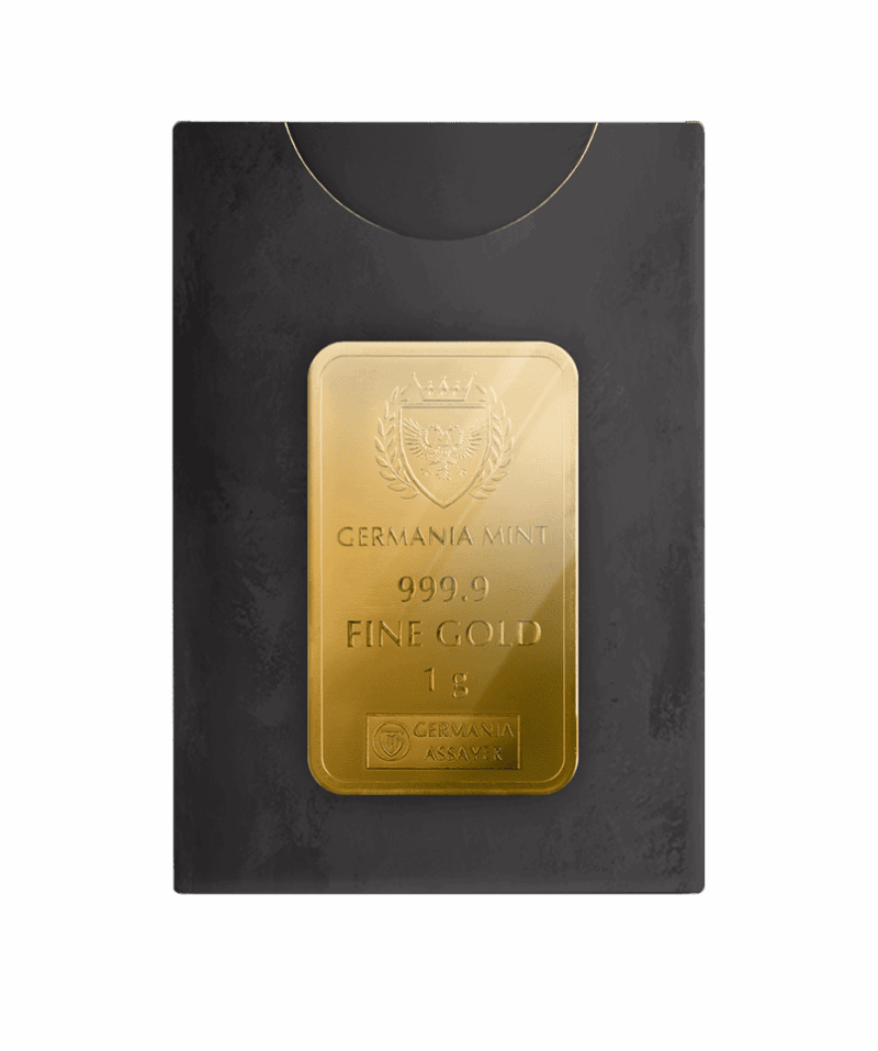 Germania Mint Gold MultiBar 100 x 1 g - sztabka złota 999.9 w plastikowym opakowaniu