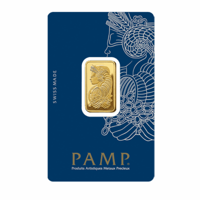 Złota sztabka 10g PAMP Suisse Au 999.9 w Certipacku
