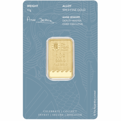 Złota sztabka 10 g The Royal Mint Britannia – KupSZTABKI.pl Kraków Starowiślna