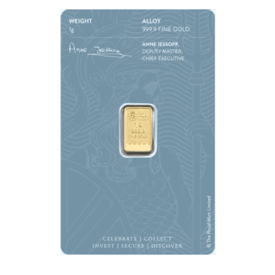 Złota sztabka 1 g The Royal Mint Britannia – KupSZTABKI.pl Kraków Starowiślna