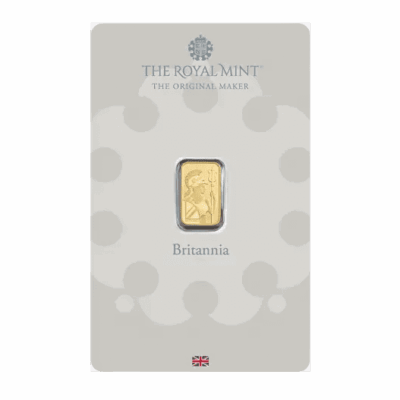 Złota sztabka 1 g The Royal Mint Britannia – KupSZTABKI.pl Kraków Starowiślna