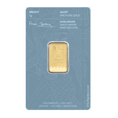 Złota sztabka 5 g The Royal Mint Britannia – KupSZTABKI.pl Kraków Starowiślna