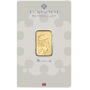 Złota sztabka 5 g The Royal Mint Britannia – KupSZTABKI.pl Kraków Starowiślna