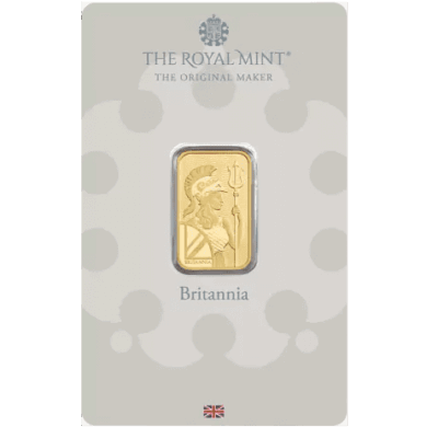 Złota sztabka 5 g The Royal Mint Britannia – KupSZTABKI.pl Kraków Starowiślna