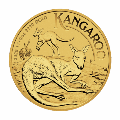 Złota moneta Australian Kangaroo 1/10 oz 2025 – Perth Mint – KupSZTABKI.pl Kraków Starowiślna Złota moneta 3g 1 10oz Kraków KupSZTABKI Starowiślna australia-2025-kangaroo-au9999-110-oz Kangur 2