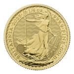 Złota moneta Britannia 1/4 oz 2025 – Mennica Królewska – KupSZTABKI.pl Kraków Starowiślna